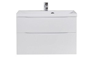 Тумба с раковиной BelBagno MARINO H60-2C-SO-BL-P 100 Bianco Lucido для ванной в интернет-магазине Sanbest