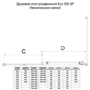 Душевой уголок Veconi Evo 100SP GR 100x110 стекло тонированное матовое/профиль брашированный графит купить в интернет-магазине Sanbest