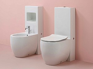 Унитаз напольный Kerasan Flo 3116 с бачком 2481K1 Белый купить в интернет-магазине Sanbest