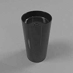 Раковина напольная WhiteCross Altar 43 0737.043043.101 черная купить в интернет-магазине Sanbest