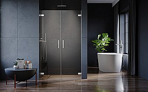 Душевая дверь Radaway Arta QL DWD 100-150 стекло прозраное/профиль хром купить в интернет-магазине Sanbest