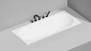 Ванна Salini Ornella Axis Kit S-Sense 170х75 103513M белая матовая купить в интернет-магазине Sanbest