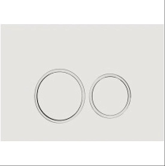 Кнопка для инсталляции CeramaLux DC-014/2 белая купить в интернет-магазине сантехники Sanbest