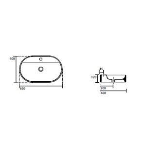 Раковина-чаша Kerasan Ciotola 028501*1 купить в интернет-магазине Sanbest