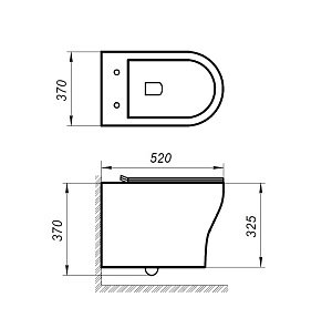 Унитаз подвесной BelBagno ACQUA BB340CHR купить в интернет-магазине Sanbest