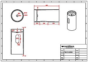 Раковина напольная Montebianco Pisa Tre 31082 белая матовая купить в интернет-магазине Sanbest