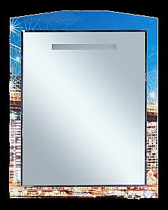 Зеркало-рамка Misty Манхеттен 75 П-Мнх03075-221Св рисунок в ванную от интернет-магазине сантехники Sanbest