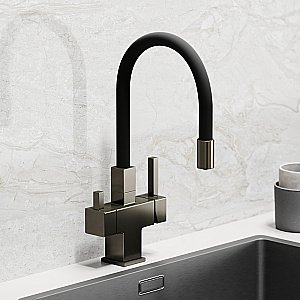 Смеситель для кухни Sancos Arno SC4005GG вороненая сталь купить в интернет-магазине сантехники Sanbest