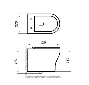 Унитаз подвесной BelBagno ACQUA BB340CHR безободковый купить в интернет-магазине Sanbest