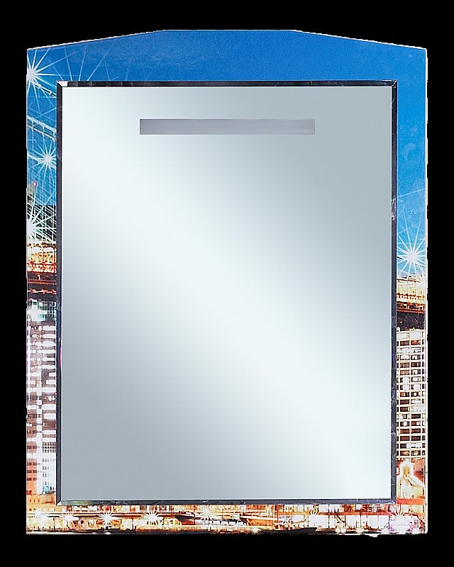 Зеркало-рамка Misty Манхеттен 75 П-Мнх03075-221Св рисунок в ванную от интернет-магазине сантехники Sanbest