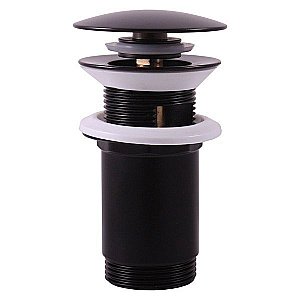 Донный клапан для раковины Rav-Slezak MD0784CMAT черный матовый купить в интернет-магазине сантехники Sanbest