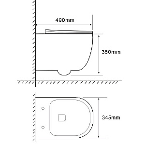 Инсталляция для унитаза Azario AZ-8010-1000 купить в интернет-магазине сантехники Sanbest