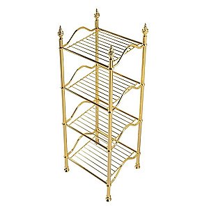 Этажерка Migliore MIRELLA 26361 золото купить в интернет-магазине сантехники Sanbest