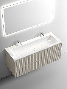 Тумба с раковиной Sancos SNOB T SNT120CE 120 Beige Soft для ванной в интернет-магазине Sanbest