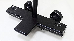 Душевая система Kaiser Elite 01182-2 черная купить в интернет-магазине сантехники Sanbest