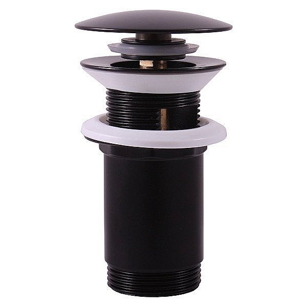 Донный клапан для раковины Rav-Slezak MD0784CMAT черный матовый купить в интернет-магазине сантехники Sanbest