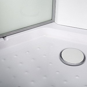 Душевая кабина DTO Серия L 908 с гм. и эл. 80x80 купить в интернет-магазине Sanbest