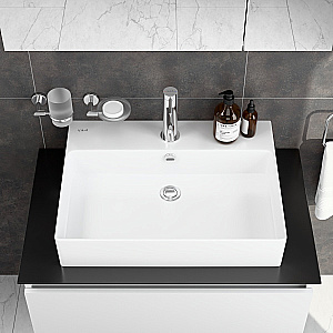 Раковина накладная VitrA M20 8314B003-0001 60 белая купить в интернет-магазине Sanbest