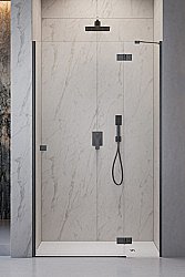 Душевая дверь Radaway Essenza 8 Brushed GunMetal DWJ 120 R стекло прозрачное/профиль брашированная оружейная сталь купить в интернет-магазине Sanbest