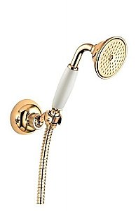 Душевой гарнитур Cezares APHRODITE-KD-03/24 золото/ручка белая купить в интернет-магазине сантехники Sanbest