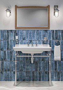 Стакан Burlington Guild GU003C хром/белый купить в интернет-магазине сантехники Sanbest