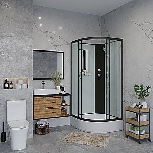 Душевая кабина Niagara Classic NG-6702-14BK 100x100 купить в интернет-магазине Sanbest