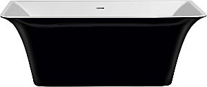 Ванна акриловая Lagard Evora lgd-evr-ba 160.5х77 белая,черная купить в интернет-магазине Sanbest