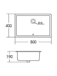 Раковина Orange 50 B02-500W белая купить в интернет-магазине Sanbest