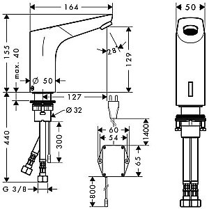 Смеситель для раковины Hansgrohe Focus 31174000 купить в интернет-магазине сантехники Sanbest