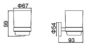 Стакан Timo SAONA 13031/17 золото матовое купить в интернет-магазине сантехники Sanbest