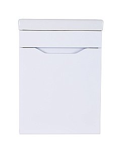 Тумба с раковиной Orange Мини 40 Mini-40TUW+Ra белый глянец для ванной в интернет-магазине Sanbest