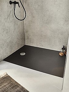 Душевой поддон Jacob Delafon TOLBIAC E6D328RU-NGM 100х100 черный матовый купить в интернет-магазине Sanbest