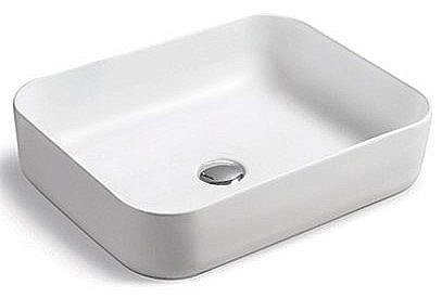 Раковина накладная SantiLine 50 SL-1051MW белая матовая купить в интернет-магазине Sanbest