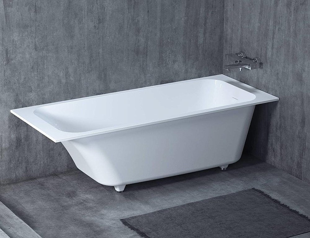 Ванна Salini Orlanda Kit S-Sense 180x80 102112M белая матовая купить в интернет-магазине Sanbest