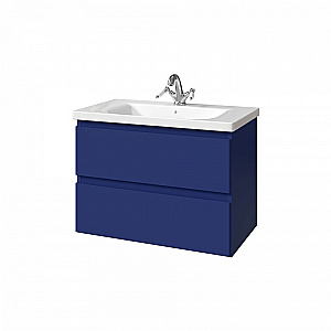 Тумба с раковиной Caprigo Forte 80 два ящика, цвет на выбор/эмаль для ванной в интернет-магазине Sanbest