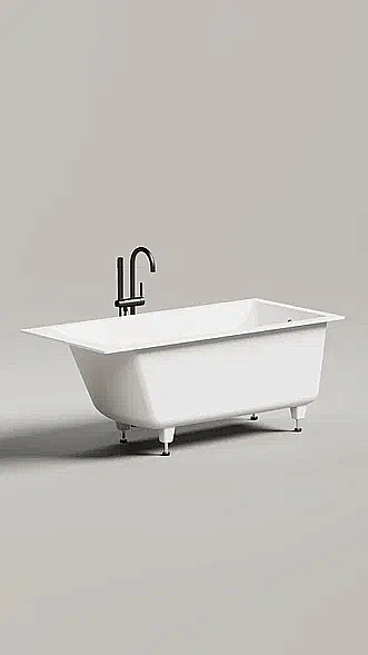 Ванна Salini CASCATA S-sense 105011G 150x70 белая купить в интернет-магазине Sanbest