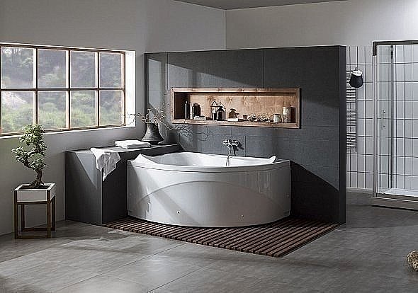 Акриловая ванна Aquanet Jamaica 160x110 к/с купить в интернет-магазине Sanbest