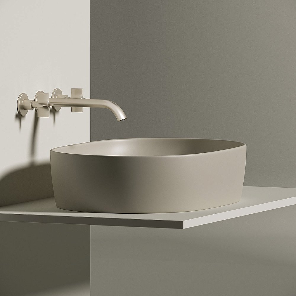 Раковина накладная Ceramica Nova Element CN6047MC капучино матовый купить в интернет-магазине Sanbest