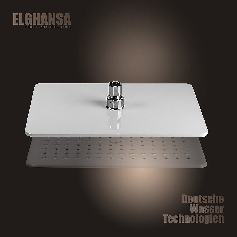 Верхний душ Elghansa Overhead shower MQ-732-White белый купить в интернет-магазине сантехники Sanbest