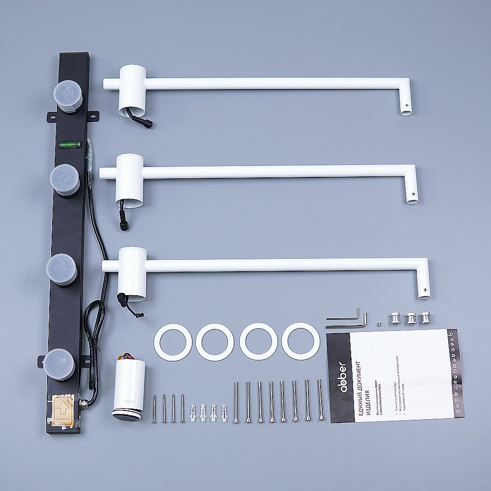 Полотенцесушитель электрический ABBER Charme AH4003MW белый матовый купить в интернет-магазине сантехники Sanbest