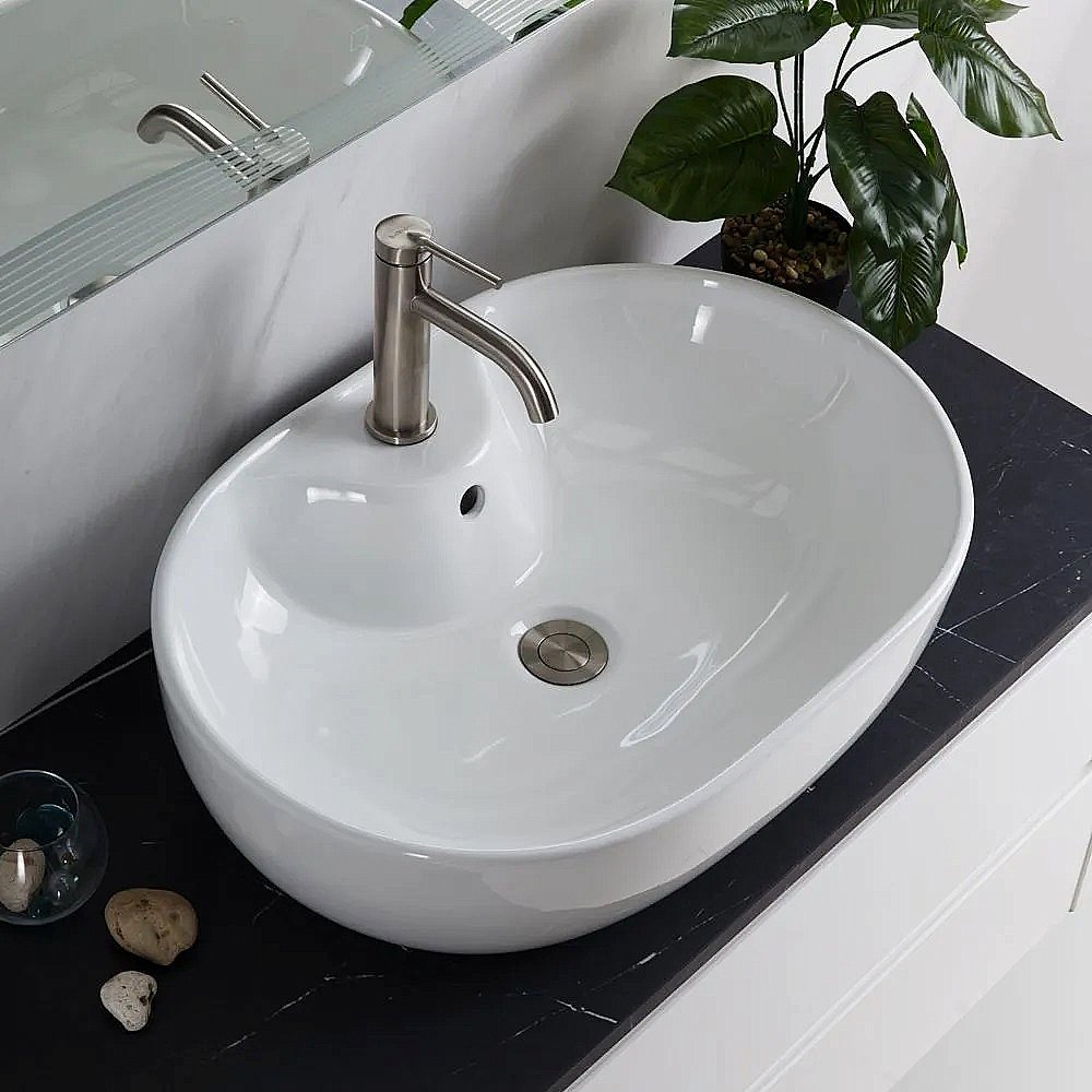 Раковина накладная Belbagno 60 BB1151 белая купить в интернет-магазине Sanbest