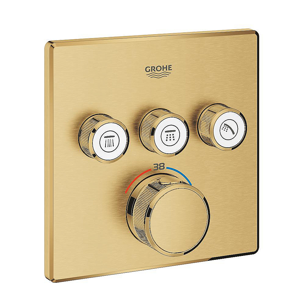 Смеситель для душа Grohe Grohtherm SmartControl 29126GN0 холодный рассвет матовый купить в интернет-магазине сантехники Sanbest