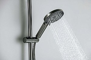 Душевой гарнитур Aquatek Лугано AQ2022BGM оружейная сталь купить в интернет-магазине сантехники Sanbest