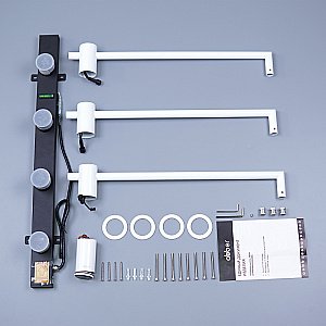 Полотенцесушитель электрический ABBER Charme AH4003MW белый матовый купить в интернет-магазине сантехники Sanbest