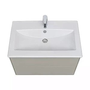 Тумба с раковиной Акватон Сохо 75 слэйт/галька серая для ванной в интернет-магазине Sanbest