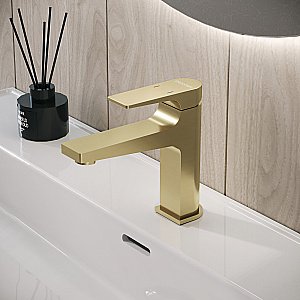 Смеситель для раковины Grossman Classic 510.K35.04.320 золото сатиновый купить в интернет-магазине сантехники Sanbest
