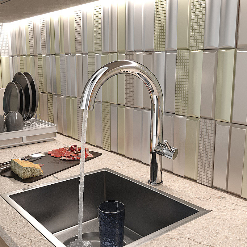 Смеситель для кухни Elghansa RADIANT XQ 5647181 хром купить в интернет-магазине сантехники Sanbest