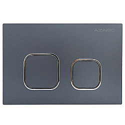 Кнопка для инсталляции Azario NEW-TS AZ-ABS-002-GG оружейная сталь матовая купить в интернет-магазине сантехники Sanbest