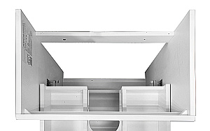 Тумба с раковиной Azario KANTRI 70/2 Н CS00097252 белая для ванной в интернет-магазине Sanbest
