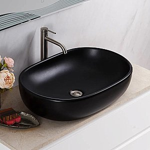 Раковина накладная BelBagno 60 BB1084-H301 черная матовая купить в интернет-магазине Sanbest